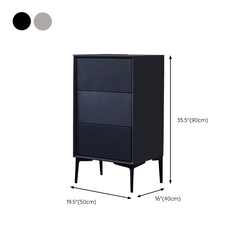 Solid Wood Modern Storage Chest Vertical Dresser without Mirror