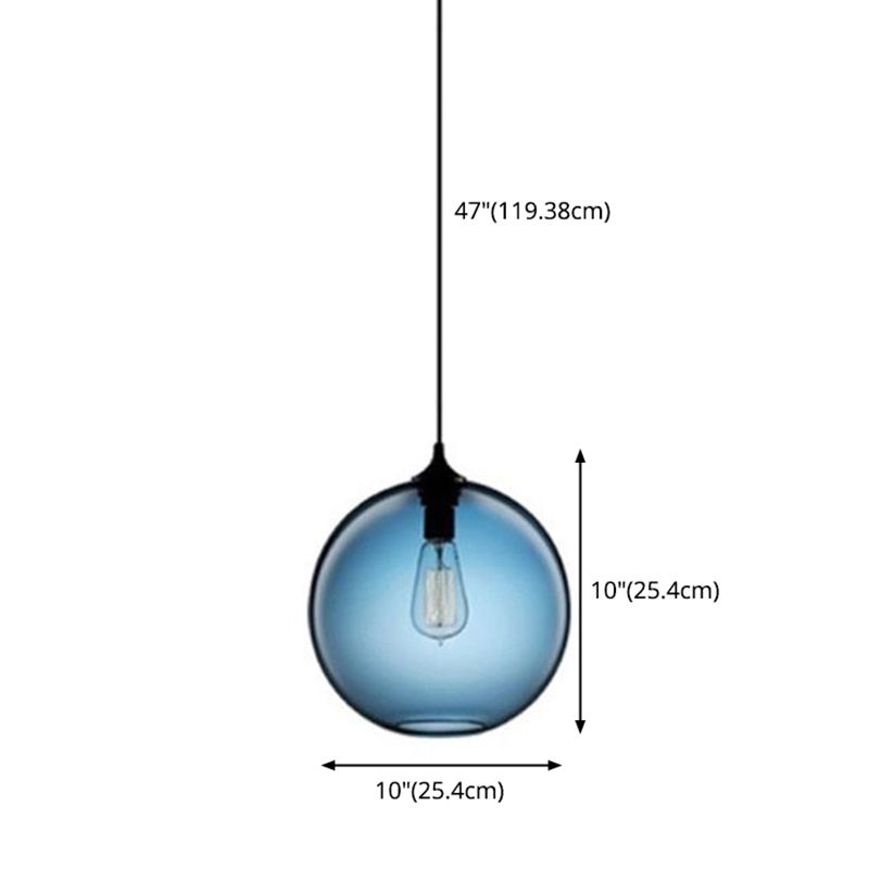 Glaskugel Anhänger Light Kit zeitgenössischer Stil Anhänger Deckenleuchte für Esszimmer