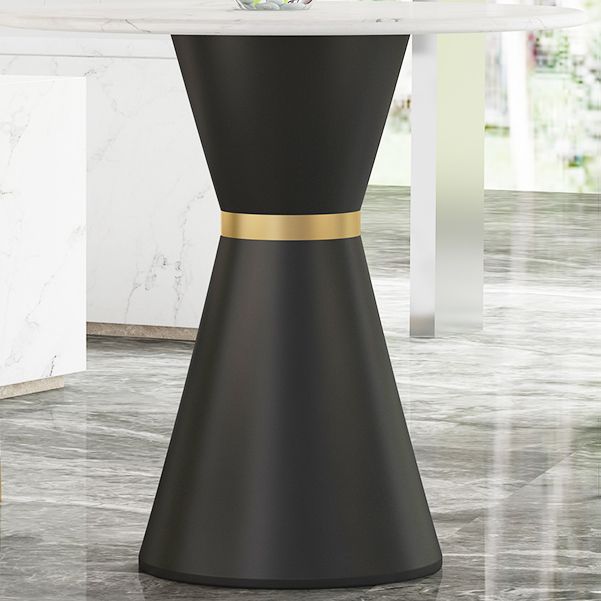 Glam 1/2/3/4/5 Pieces Dining Set Round Sintered Stone Dining Table Set