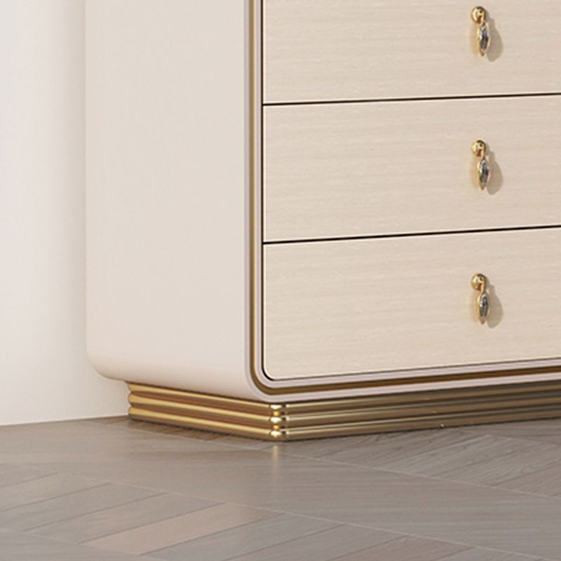 15.6-inch Width Solid Wood Storage Chest Classic Glam Storage Chest Dresser