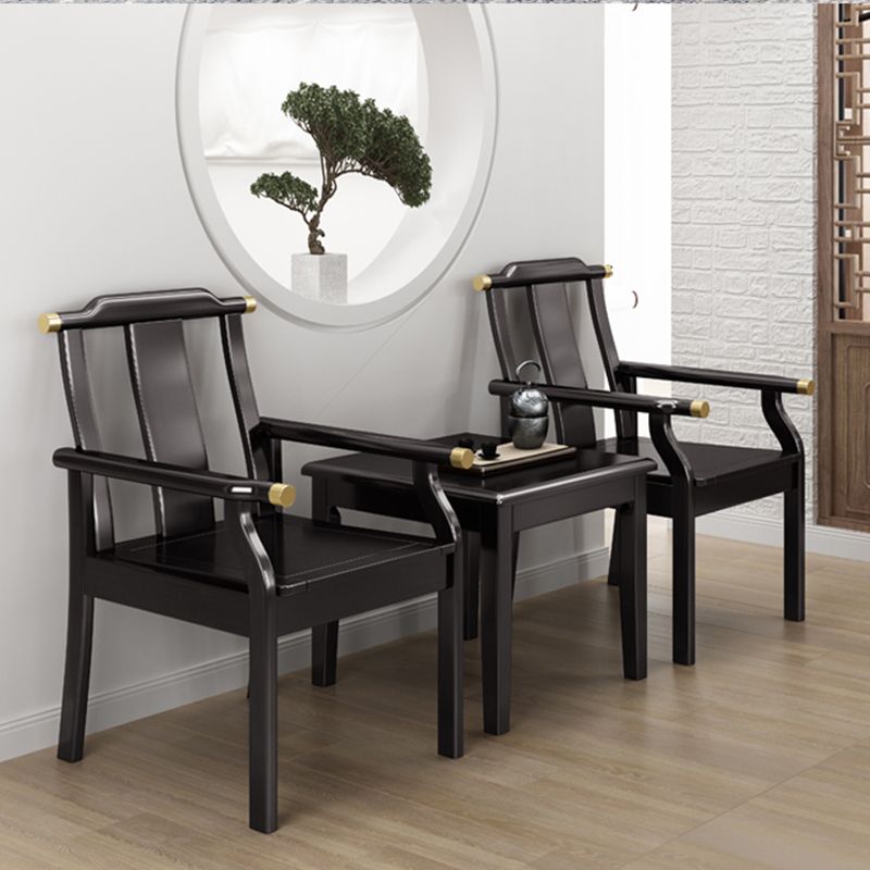 23.62 inch Wide Contemporary Style Coffee Cocktail Table Solid Wood Coffee Table