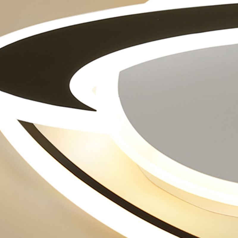 Slim Panel Planet Inbouwlamp Creatieve acryl LED-plafondlamp voor jongensslaapkamer