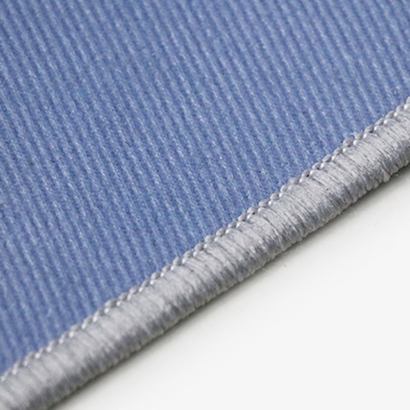 Black Tone Geometric Print Rug Polyester Carpet Modern Non-Slip Backing Indoor Rug for Living Room