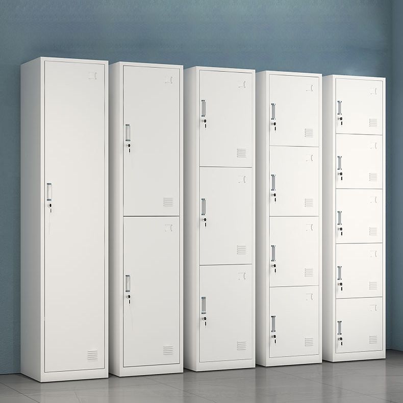 Contemporary Metal Wardrobe Cabinet Hinged Wardrobe Armoire for Home