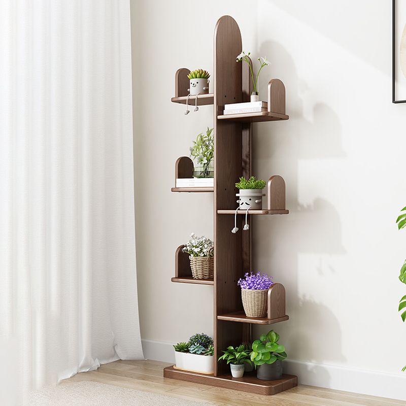 Modern Open Back Standard Book Shelf Wooden Bookcase for Study Room