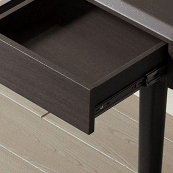 Contemporary Bedroom Makeup Vanity Desk Glass Vanity Dressing Table with Drawer