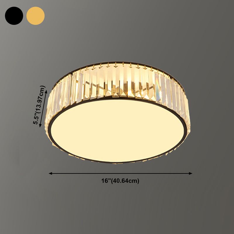 Éclairage de plafond encastré en cristal, plafonniers modernes pour salon
