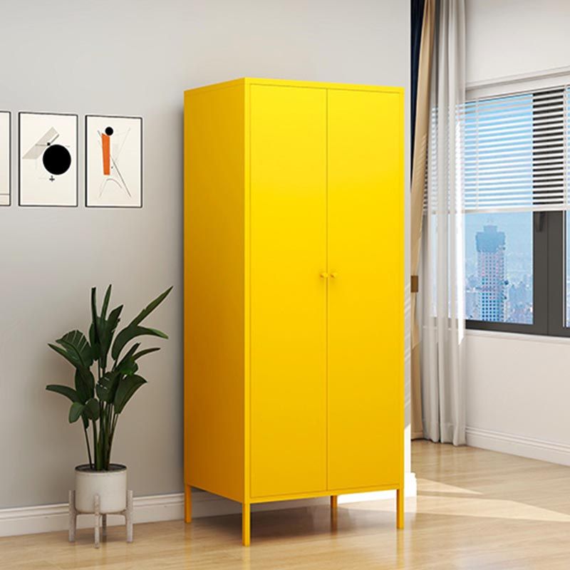 Contemporary Wardrobe Closet Steel Wardrobe Armoire for Bedroom