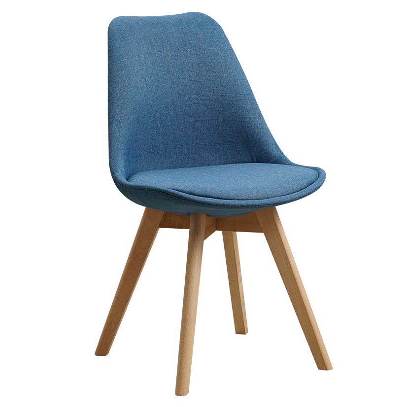 Wood Scandinave Brasserie Plaide 17 '' Wide Parsons Chaies Dining