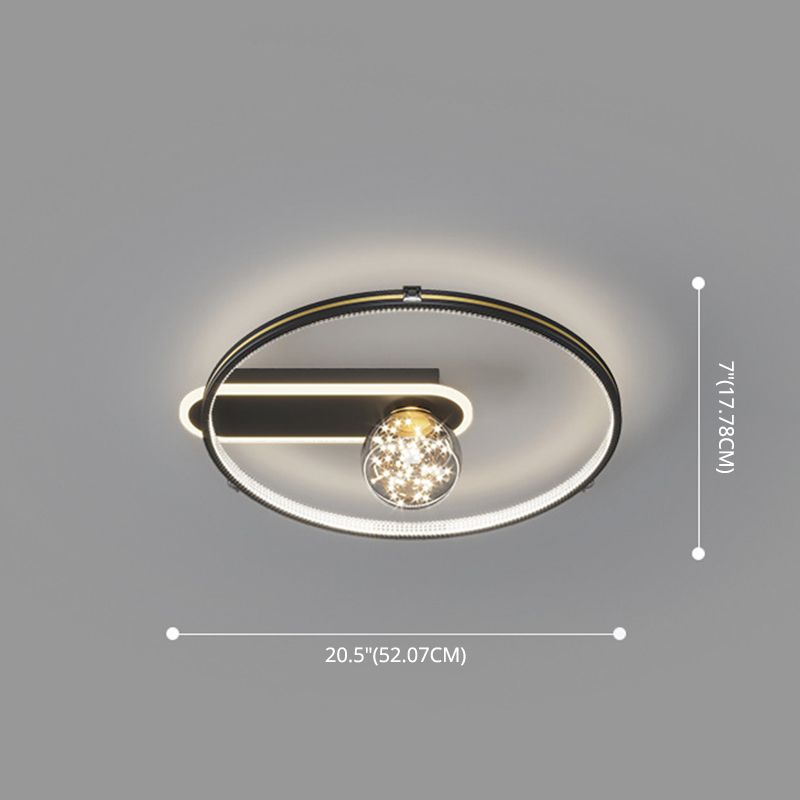 Modern Style Ceiling LED Light Fixture Warm Room Light Creative Shop Light Bedroom Light