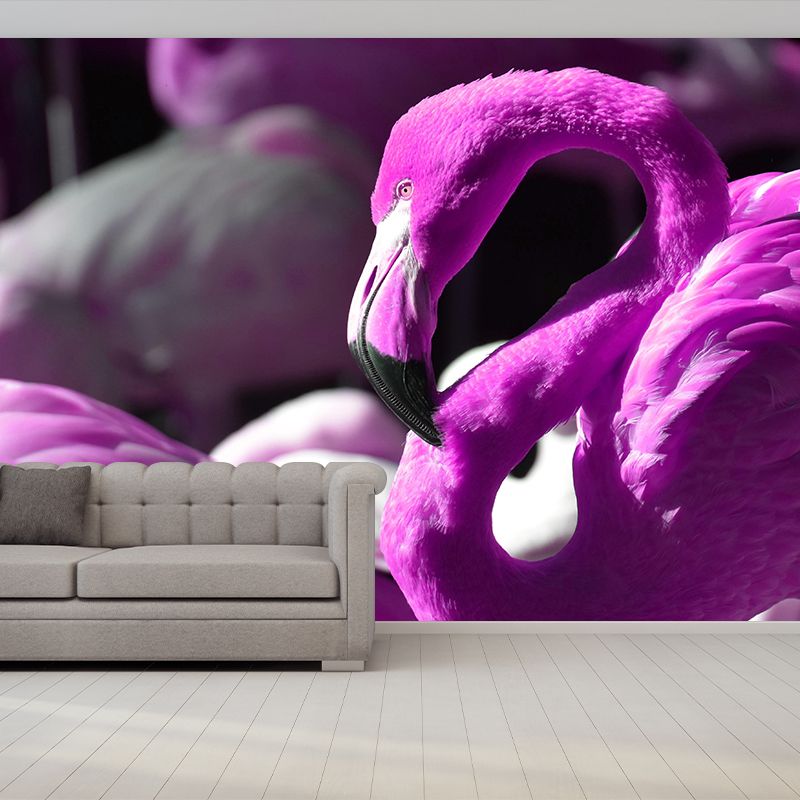 Flamingo Murals Moisture Resistant Contemporary Hallway Wall Decoration