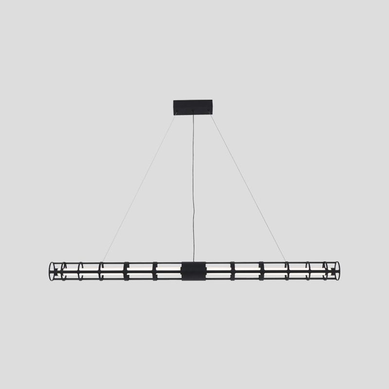 Luz de la isla de estilo posmoderna Luz de colgante de colgantes de metal para sala de estar