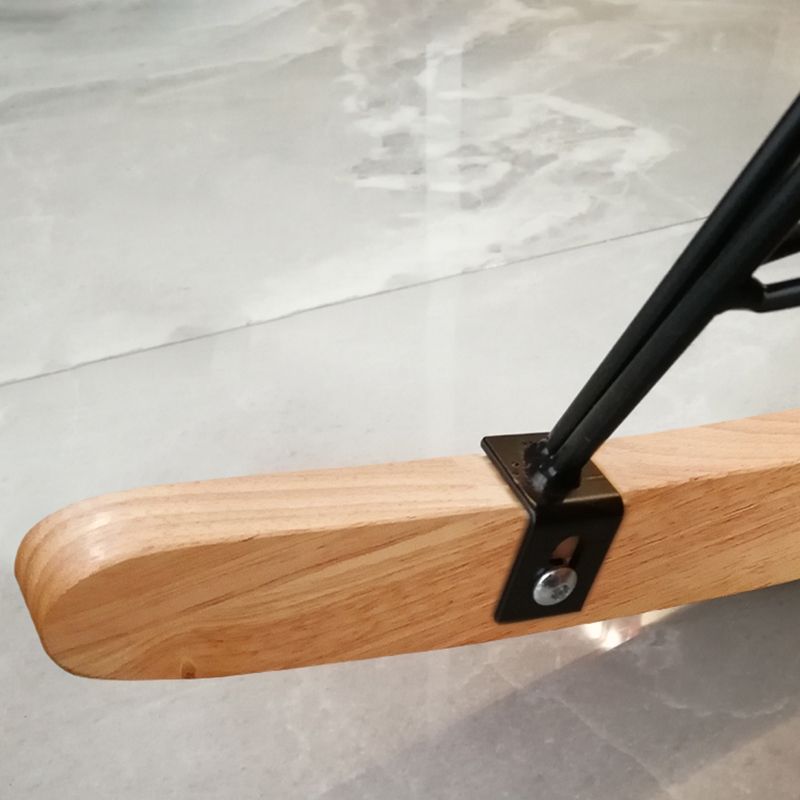 Modern Glider Chair Upholstered Removable Cushions Rocking Chair with Dark Legs