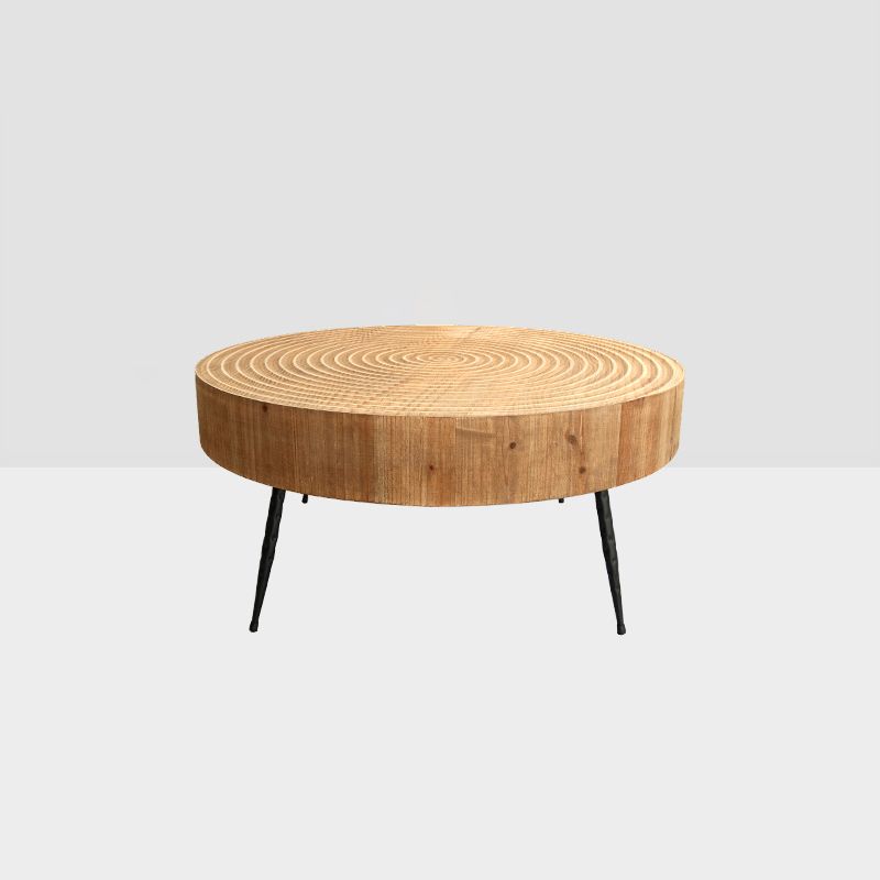 Scandinavian 1 Single Coffee Table Solid Wood Cocktail Table