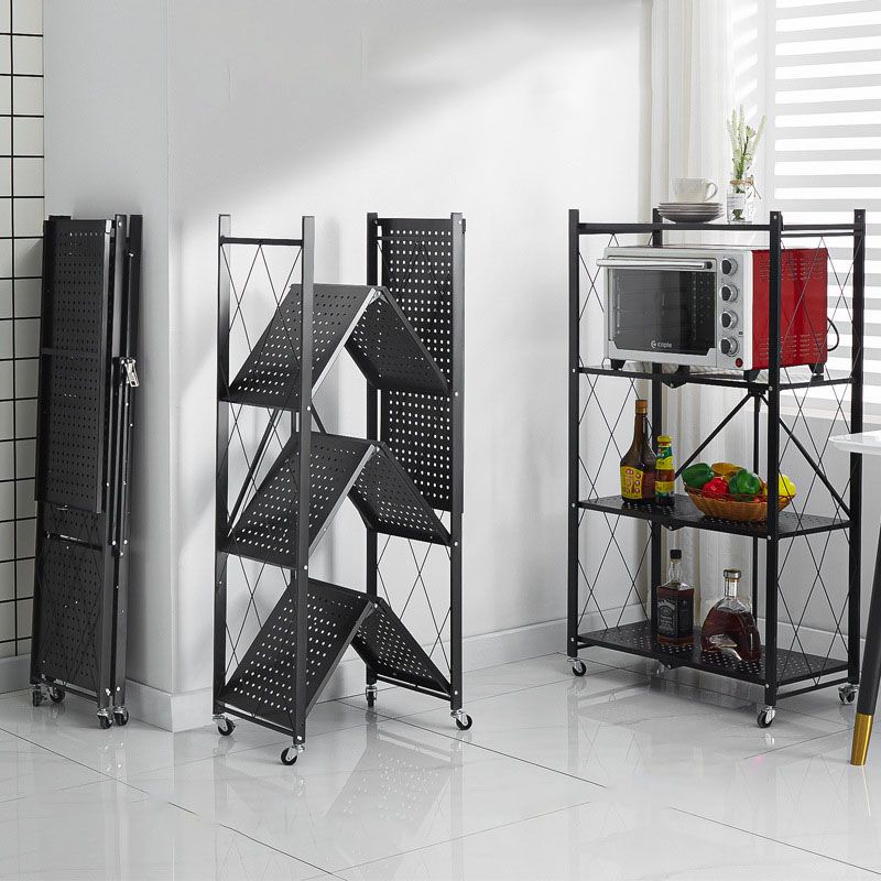 3/4/5-Shelf-Stahl Industrial ETAGERE BOOKSELE SCHELICE SPICAL OPEN BOOKSELEL mit Zauberrädern