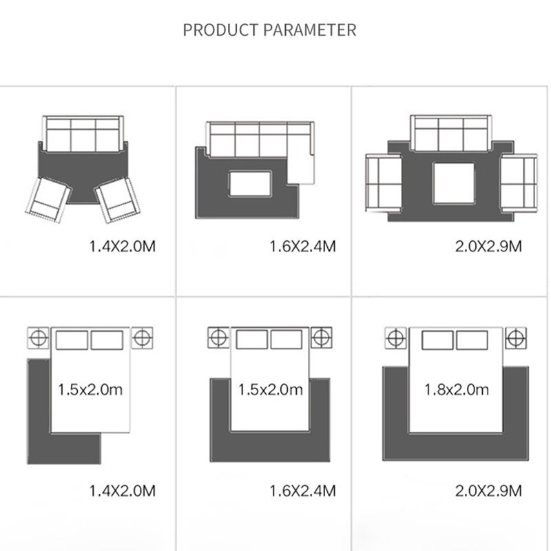 Mehrfarbiger kreativer Indoor-Teppich zeitgenössischer Grafikbereich Teppich Polyester Nicht-Schlupf-Backing Teppich für Wohnkultur