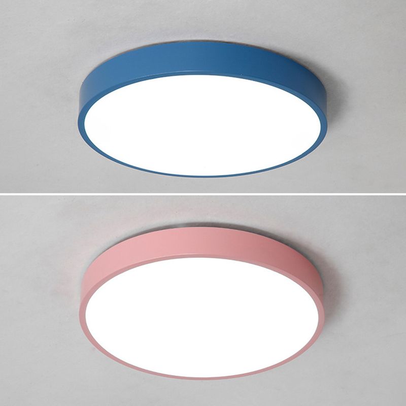Circulaire acrylique Flush Mount Light Fixtures Modern Flush Mount Lamp