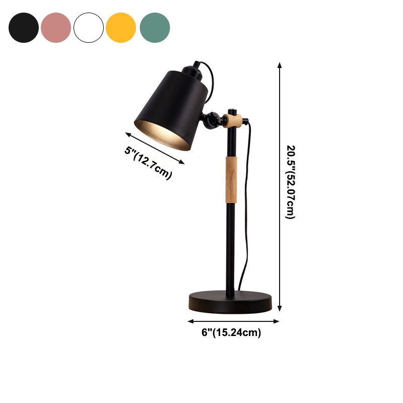 Lampada da tavolo a botte in stile contemporaneo Metal 1 luce da tavolo