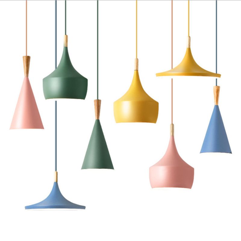 Macron Loft Candy Candy Apped Hanging Light Light METAL METAL CONSIGLIO per negozio di stoffa