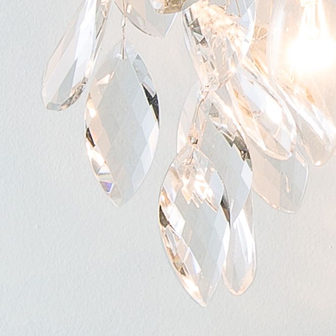 Unique Shape Metal Wall Lighting Modern Style 2 Lights Wall Mounted Light in Gold