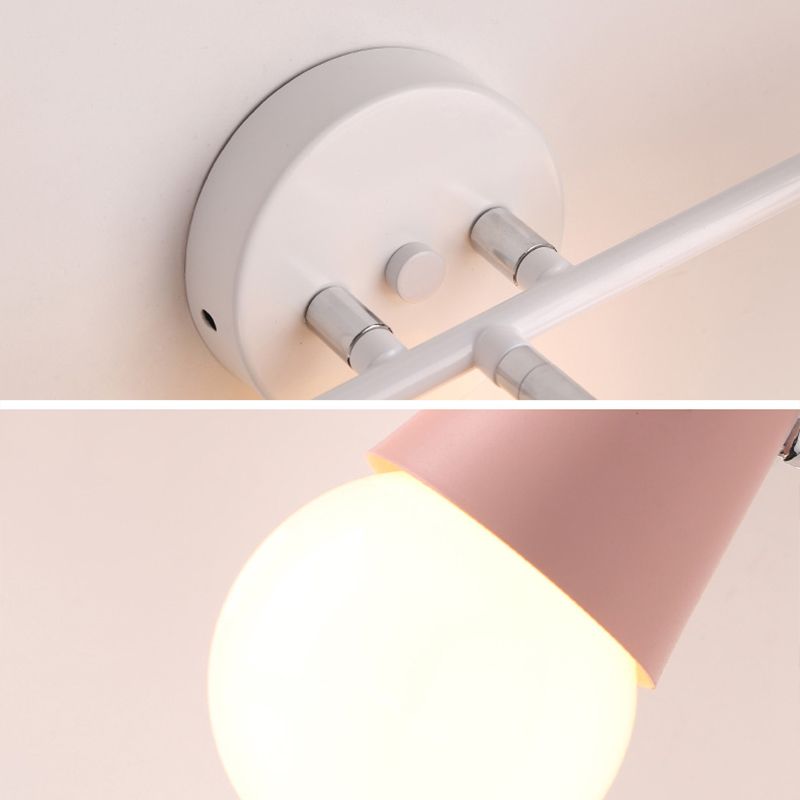 Modern Style Geometric Wall Lamps Metal Multi Lights Wall Lighting