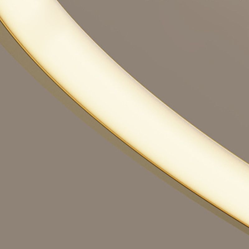 Aluminum Geometric Ceiling Lamp Simplicity LED Ceiling Flush Mount Light