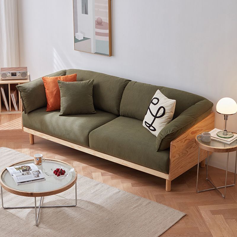 Modern Sofa Pillow Top Arm 33.4"W Sofa with 2 Pillows for Living Room