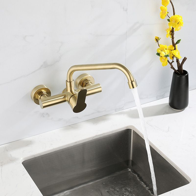 Modern Faucet 1-Handle 2-Hole Single Level Low Profile Pot Filler Faucet