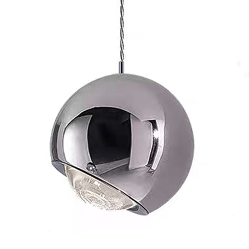 Tombra esférica Iluminación colgante colgante de estilo posmoderno 1 luces colgantes para dormitorio
