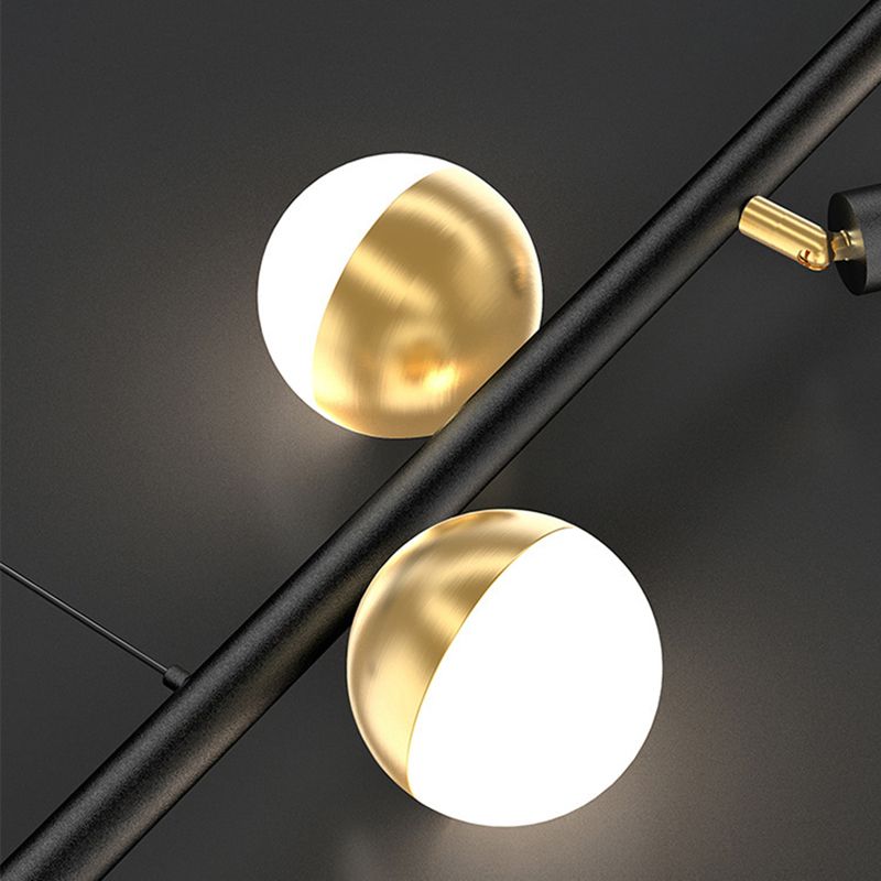 Spoltlight Acrilic Sfrigerale lampada isola minimalista LAMPAGGIO A IMPESSO LED NERO E GOLD per il ristorante