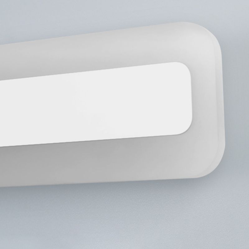 Metal linear Shade Wall Lights Modern 1 Head Wall Mount Fixture in White