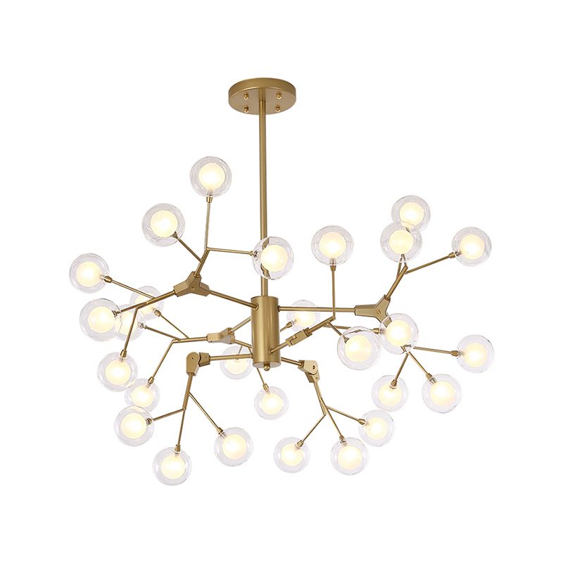 Éclairage de lustre à boules à bulles