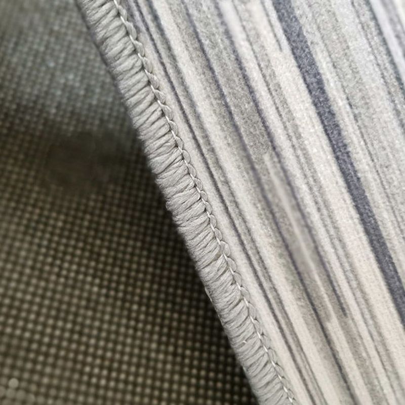 Tapis de zone nordique de ton blanc, tapis fleuri de couleur Polyester, tapis à support antidérapant pour la décoration de la maison