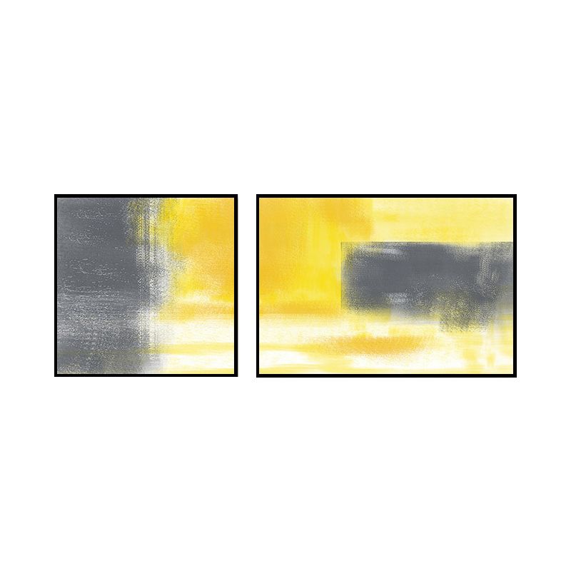 Modern Painting Print Abstract Canvas Pastel Multi-Piece Wall Art Decor for Hotel