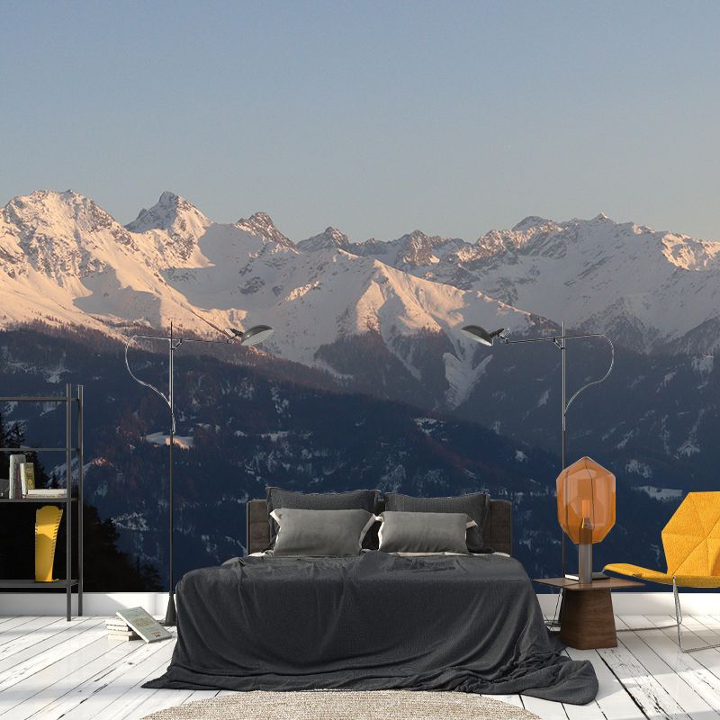 Forest Mountain Photography Landscapes Mural Eco-friendly Wallpaper for Wall Decor