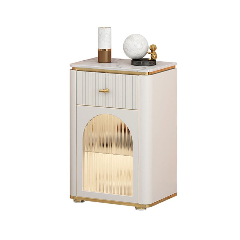 11.7 Inch Width Storage Chest Classic Glam Dresser with 1/2/3 Drawers