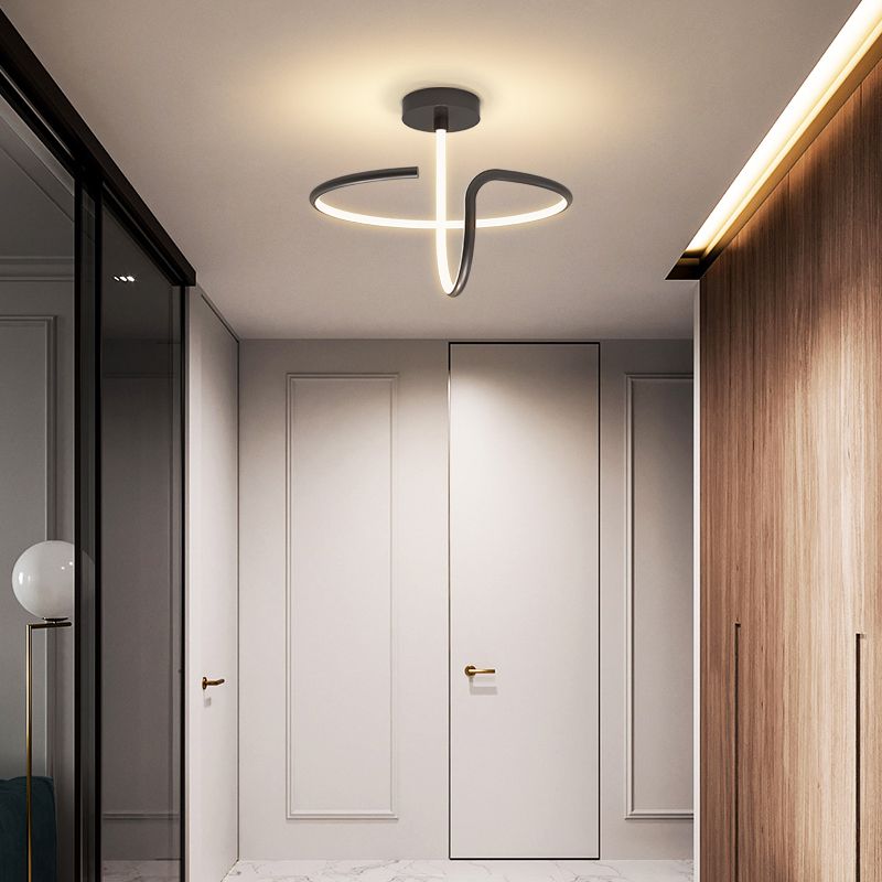 Runde Form Metall Flush Mount Deckenleuchte modern