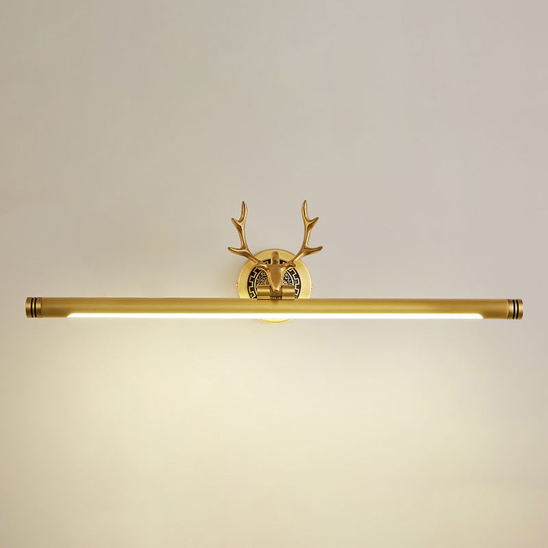 Lampe à vanité linéaire armée American Style Copper Single Vanity Light