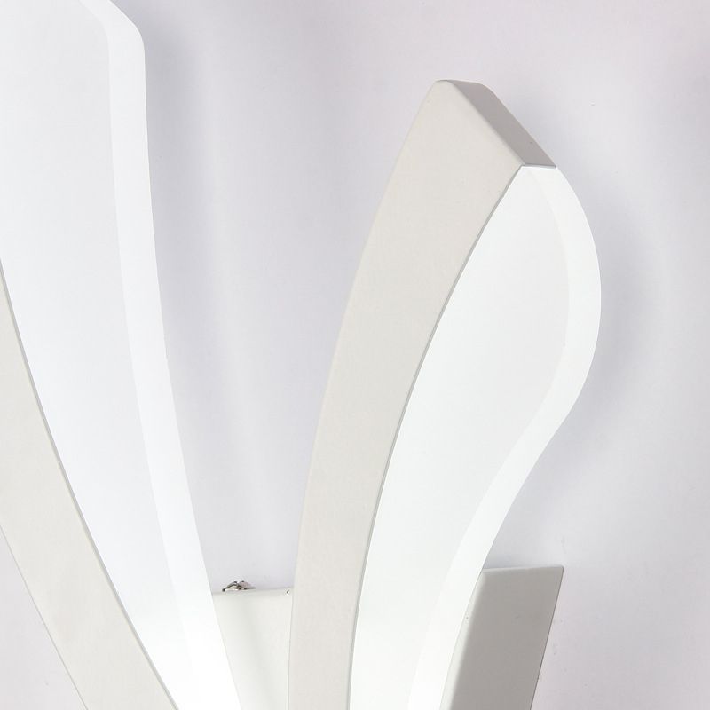 Lampada a parete Minimalista Minimalista Minimalista Sali in ferro battuto Sconce da parete con ombra acrilica