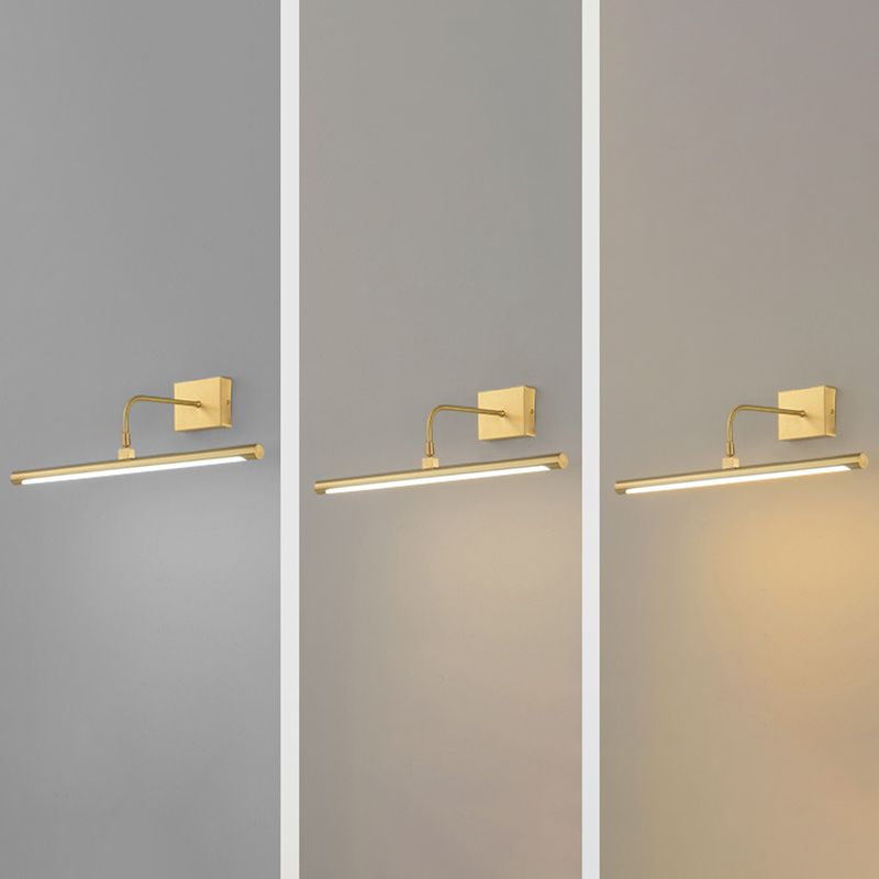 MODERNO MODIALE LUMI LINEAR LINEA LUCI DI VANITÀ DI VAITÀ IDEE LIMINE DELLA parete di rame per il bagno