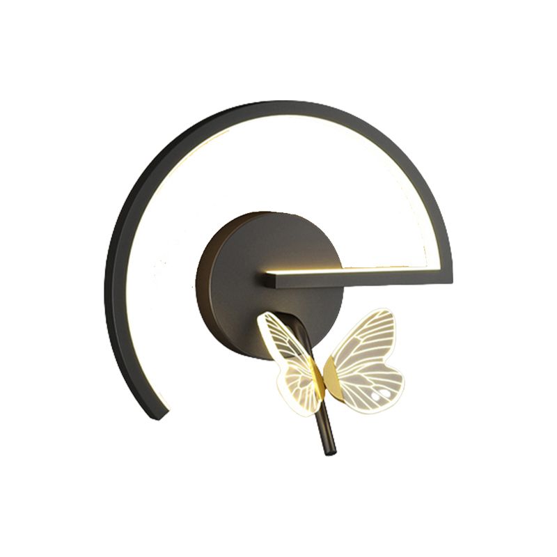 Modern Unique Shape Wall Mount Light Fixture 1 Light Wall Light Sconce for Living Room
