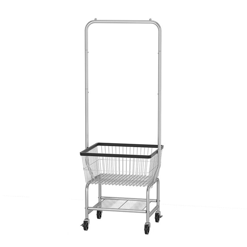 Contemporary Coat Rack Metal Storage Baskets Free Standing Hall Tree