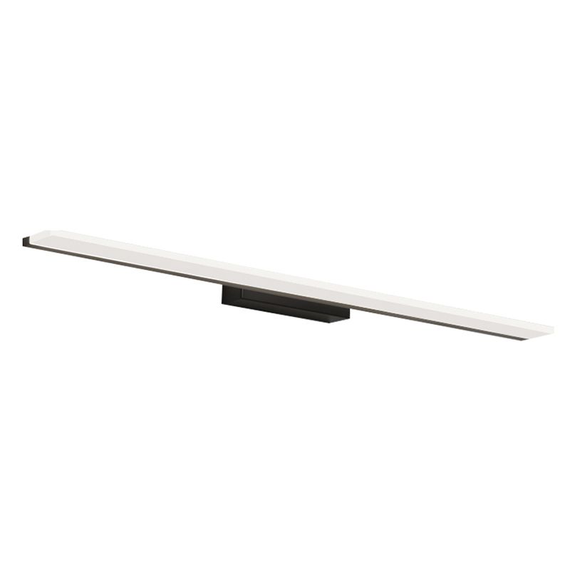 Black LED Linear Wall Sconce in Modern Luxury Style Aluminium Wall Lamp with Acrylic Shade
