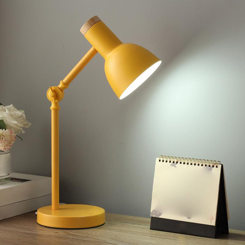 Macchero in metallo Light 1 luci da letto da letto da letto con tonalità a campana