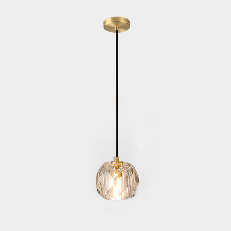Modern Luxury Style Globe Hanging Pendant Lights Crystal Pendant Ceiling Lights for Dinning Room