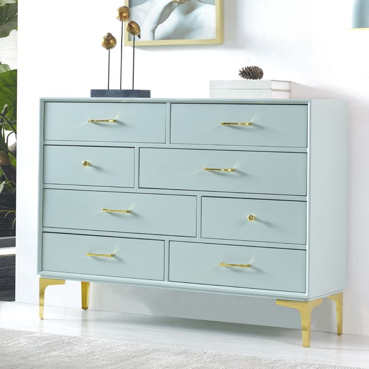 Modern Style Sideboard Table with Engineered Wood Drawers and Storage Buffet Server