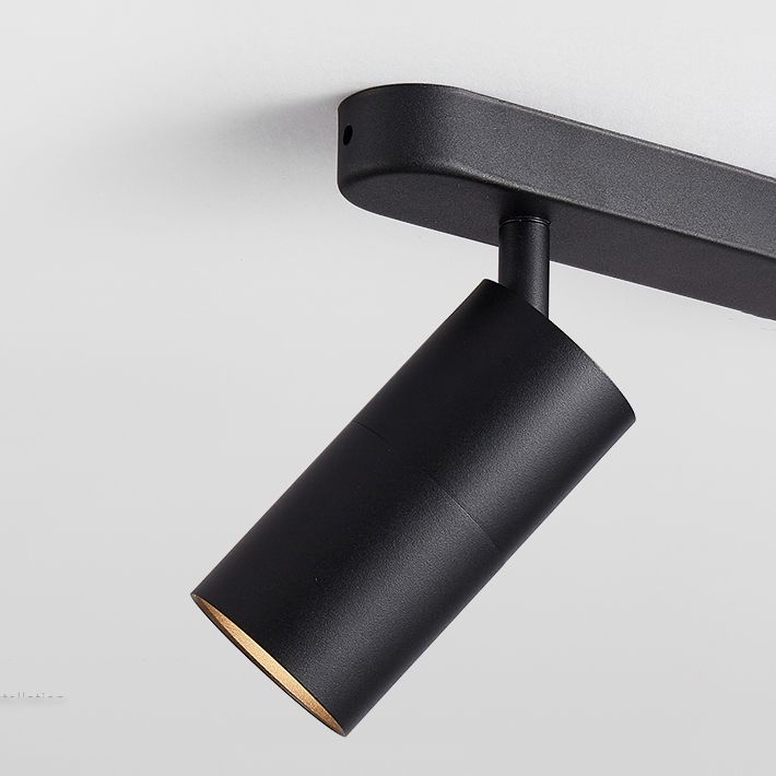Nordic Style Ceiling Light Cylinder Shape Ceiling Lamp with Aluminum Shade for Bedroom