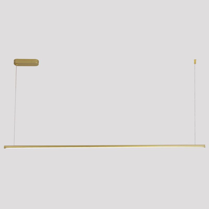 Linear Island Chandelier Lights Simplicity Acrylic Chandelier Lighting Fixtures for Dining Table