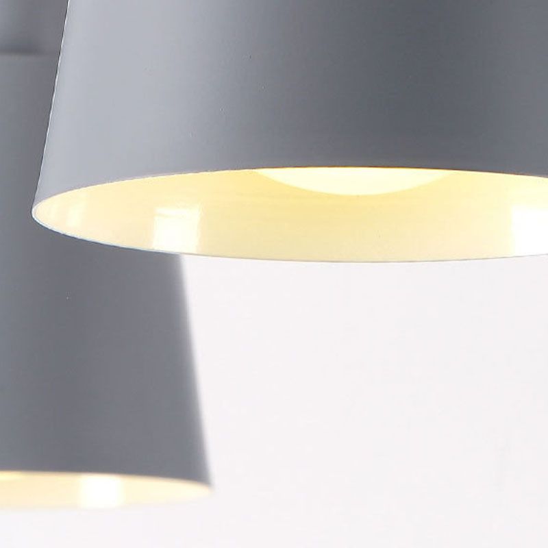 Bell Hanging Pendant Lamp Contemporary Metal 3 Lights Ceiling Pendant Light