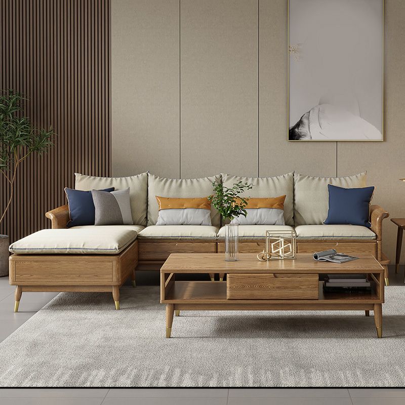 Country/Farmhouse sofa Fabric Living Room Rolled Arm Seating